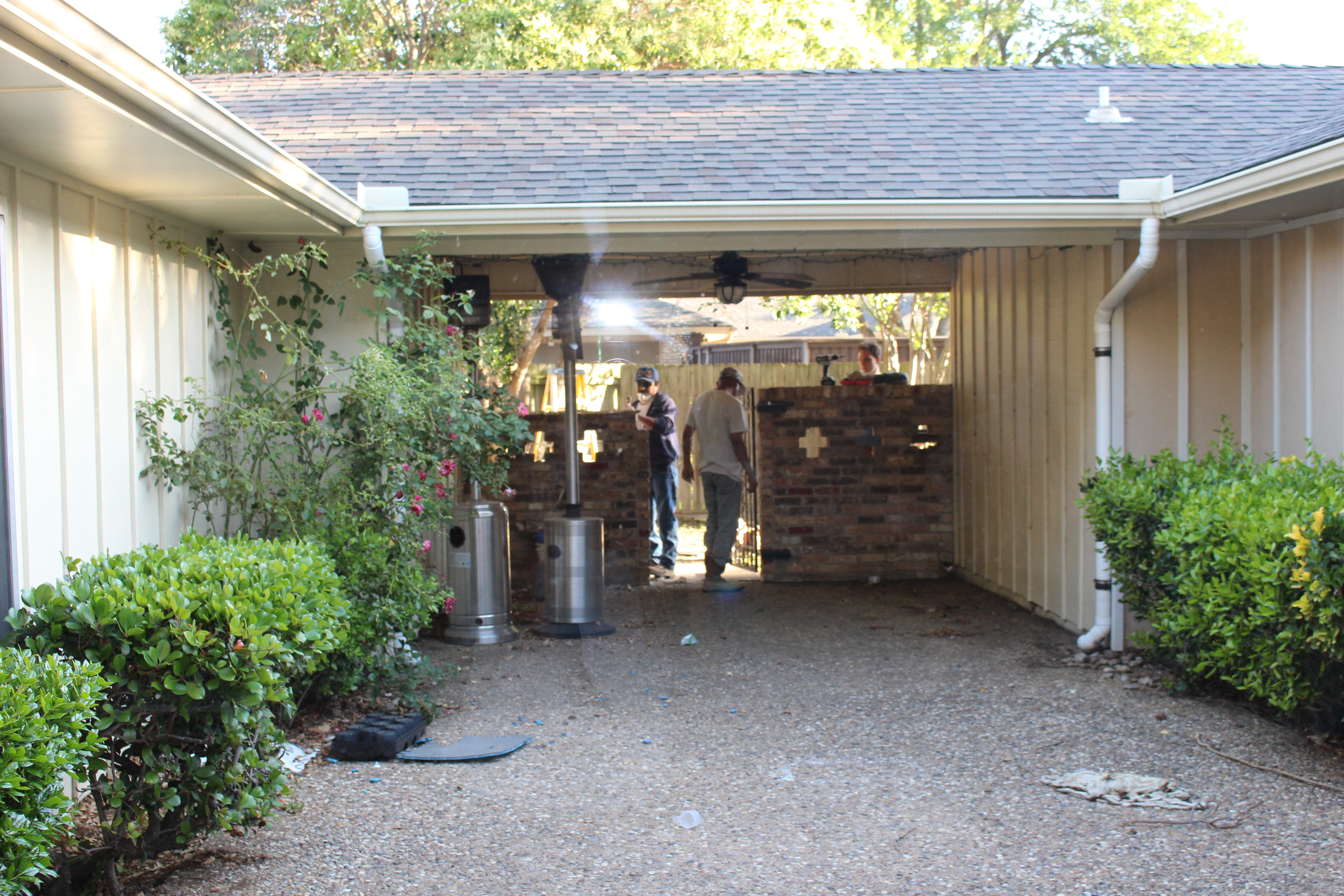 Before and After: Backyard Patio Remodel - Run Like Kale